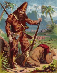 Illustration für Robinson Crusoe